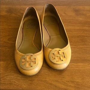 Tory Burch Women's Gold Loafers
